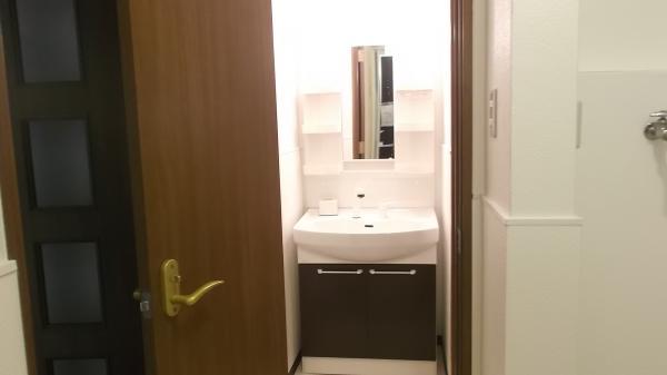 Wash basin, toilet. New vanity (made Asahieito)