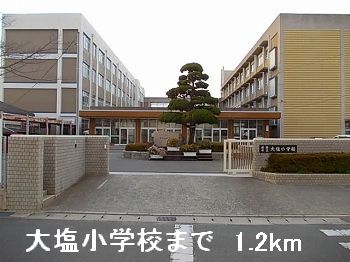 Primary school. Oshio to elementary school (elementary school) 1200m