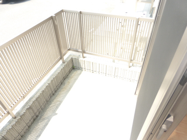 Balcony. toilet Is the space and spacious (^ ・ ^)