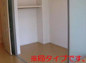 Other room space. Storage capacity in a large closet ◎
