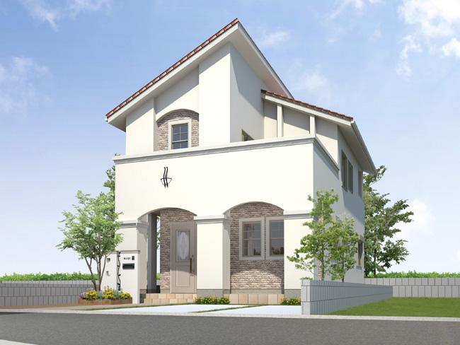 Rendering (appearance).  [D No. land appearance Perth] Of simple European design mansion