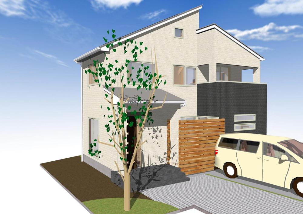 Building plan example (Perth ・ appearance). Building plan example (B No. land) Building price 21,400,000 yen Building area 105.17 sq m (long-term high-quality housing support! )
