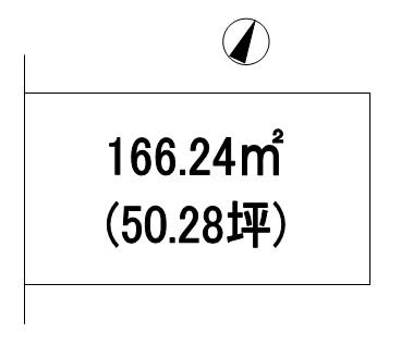 Compartment figure. Land price 12,570,000 yen, Land area 166.24 sq m