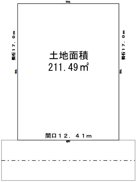 Compartment figure. Land price 53,600,000 yen, Land area 211.49 sq m