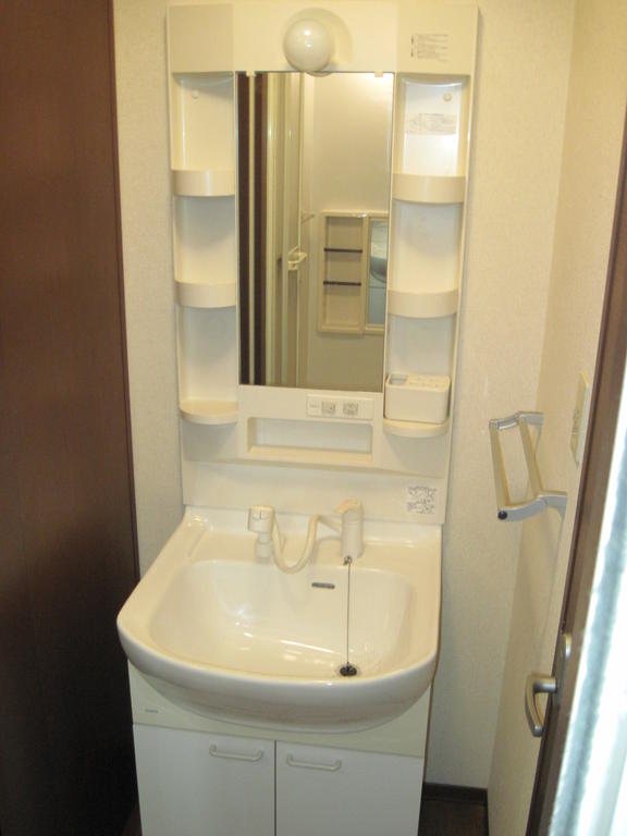 Washroom. Shower with Dresser. Storage also firmly!