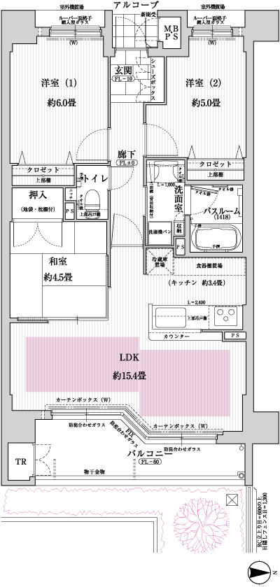 Floor: 3LDK, occupied area: 68.78 sq m, Price: 31,878,000 yen