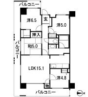 Floor: 4LDK, occupied area: 80.26 sq m, Price: 42,317,000 yen