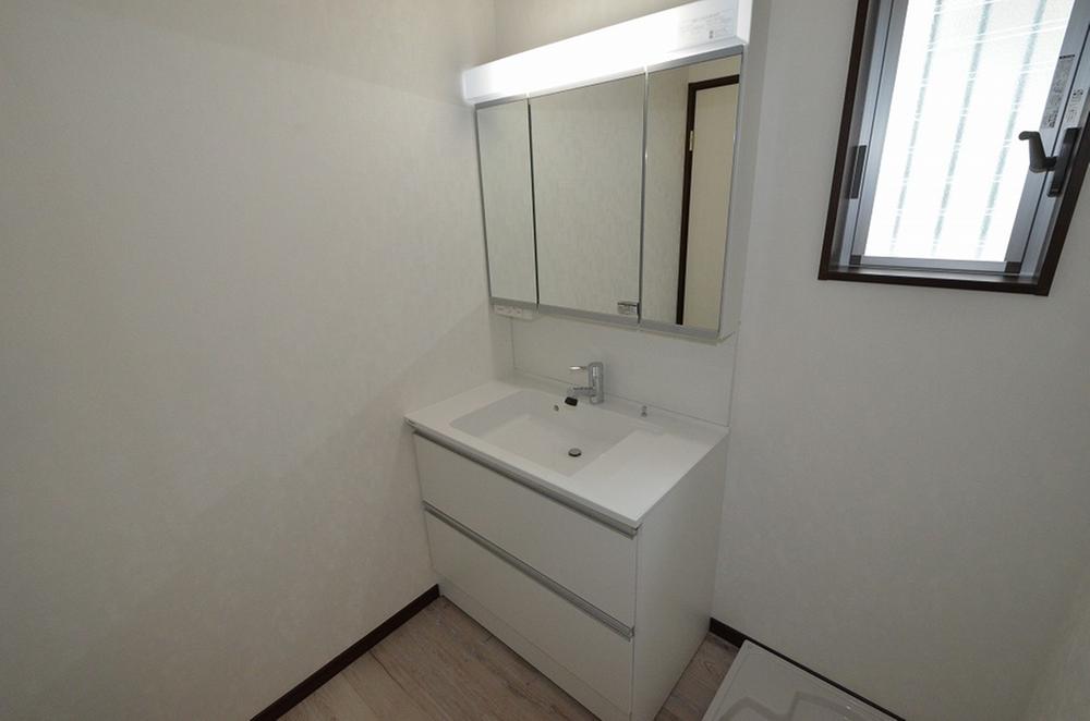 Building plan example (Perth ・ Introspection). Washstand construction example photo