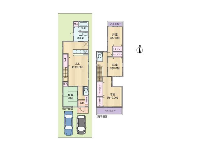 Floor plan. 33,900,000 yen, 4LDK, Land area 109.67 sq m , Building area 115.83 sq m