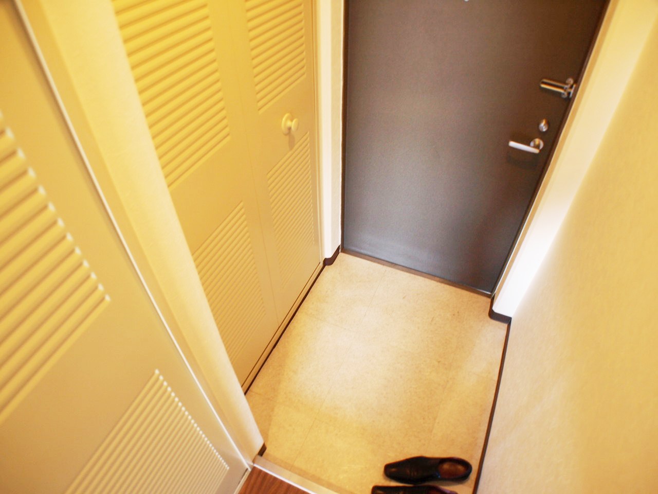 Other room space. Bright colors entrance of