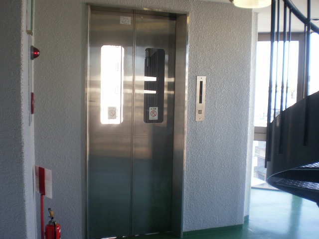 Entrance. Mansion with elevator