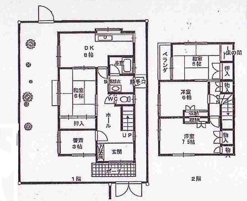 Floor plan. 11.8 million yen, 4LDK, Land area 100.03 sq m , Since the building area 93.55 sq m Japanese-style room offers you 2 rooms, You can have a width in the use of the room.