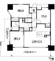 Floor: 2LDK + F, the area occupied: 63.44 sq m, Price: 27,800,000 yen ~ 28.8 million yen