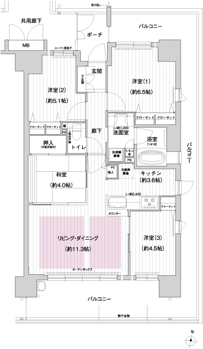 Floor: 4LDK, occupied area: 75.06 sq m, Price: 37,542,300 yen