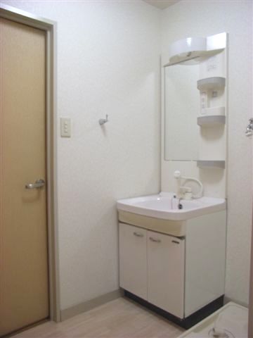 Washroom. Dresser is also new with shower ~