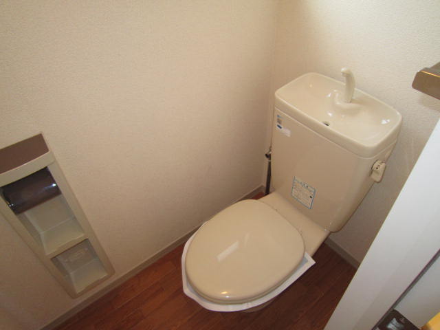 Toilet. Put you Washlet.