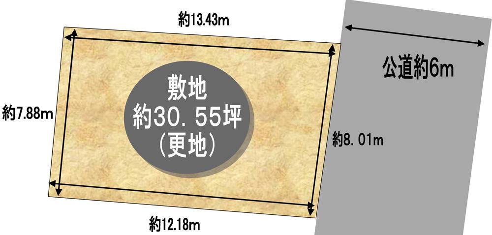 Compartment figure. Land price 24,800,000 yen, Land area 101 sq m