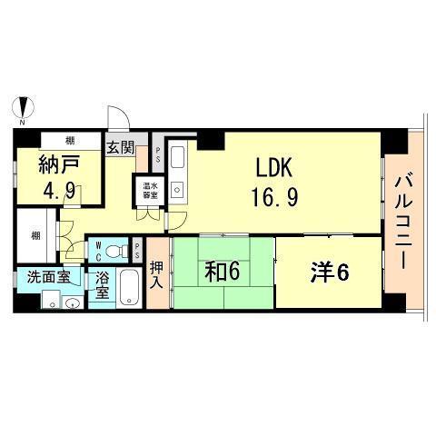 Floor plan. 2LDK+S, Price 19,800,000 yen, Occupied area 81.92 sq m , Balcony area 9.6 sq m