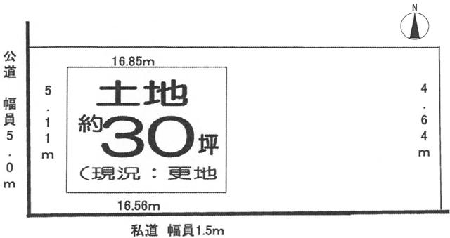 Compartment figure. Land price 25,800,000 yen, Land area 99.17 sq m