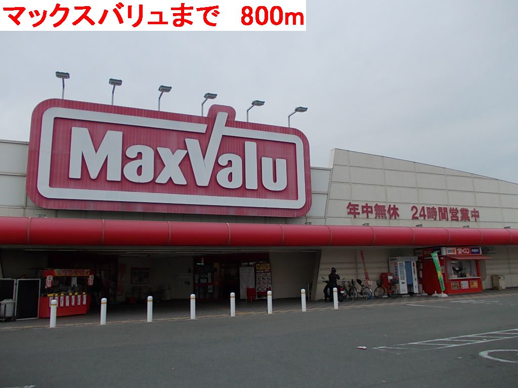 Supermarket. 800m until Maxvalu (super)