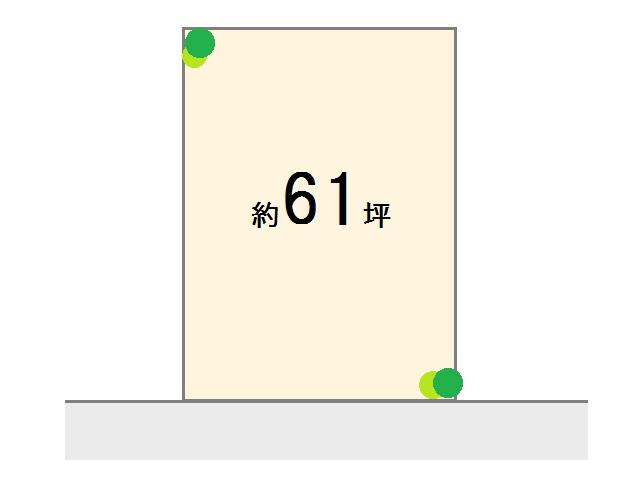 Compartment figure. Land price 9.8 million yen, Land area 200.2 sq m compartment view