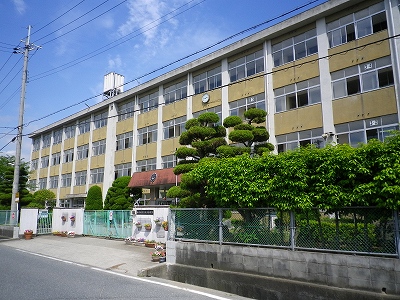 Junior high school. Kakogawa Municipal hommock junior high school (junior high school) up to 1471m