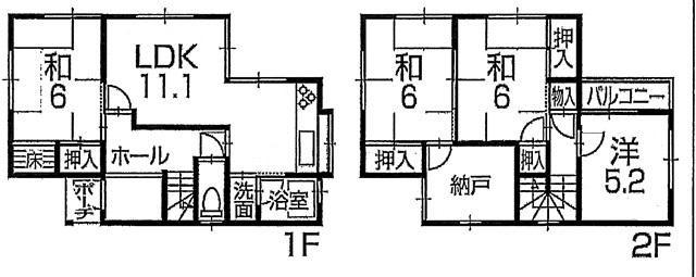 Floor plan. 11.8 million yen, 4LDK + S (storeroom), Land area 89.65 sq m , Building area 69.65 sq m floor plan