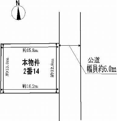 Compartment figure. Land price 7 million yen, Land area 210.1 sq m