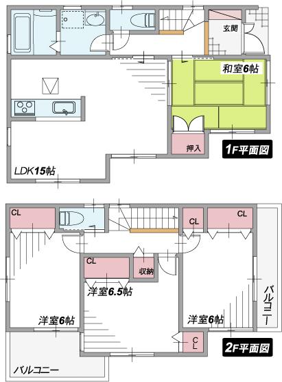 Floor plan. (No. 4 locations), Price 16.8 million yen, 4LDK, Land area 106.84 sq m , Building area 95.17 sq m