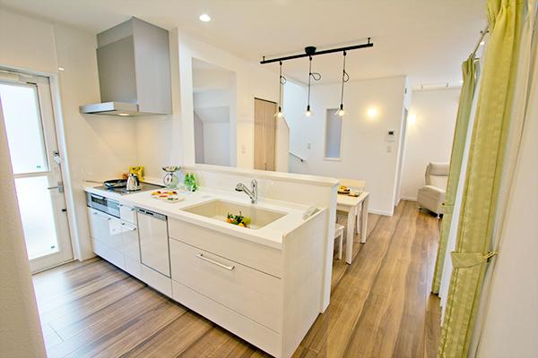 Kitchen. Face-to-face type of system Kitchen. Mom a strong ally "dish washing dryer" with. 