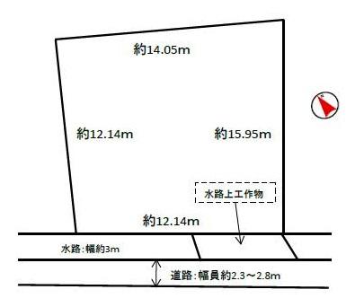 Compartment figure. Land price 16.3 million yen, Land area 181.83 sq m