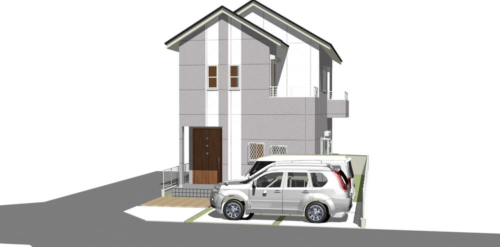 Building plan example (Perth ・ appearance). Building plan example (A No. land) Building price 16.3 million yen, Building area 98.01 sq m