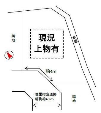 Compartment figure. Land price 7.8 million yen, Land area 83.81 sq m