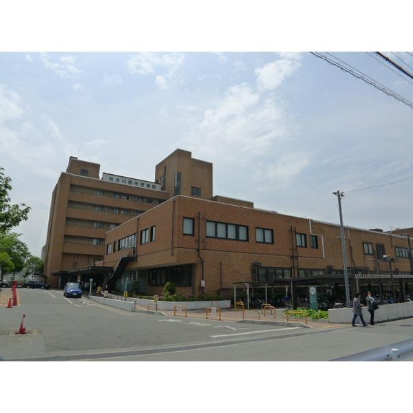 Hospital. Local independent administrative corporation Kakogawa to civil hospital machine 4050m Kakogawa West Municipal Hospital