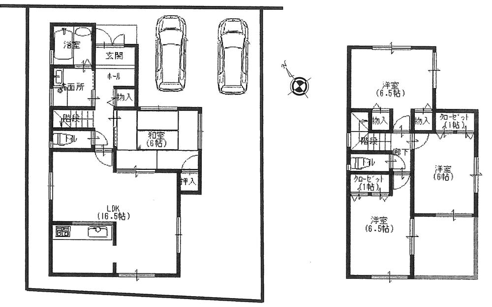 Floor plan. 22,800,000 yen, 4LDK, Land area 123.03 sq m , Building area 95.17 sq m