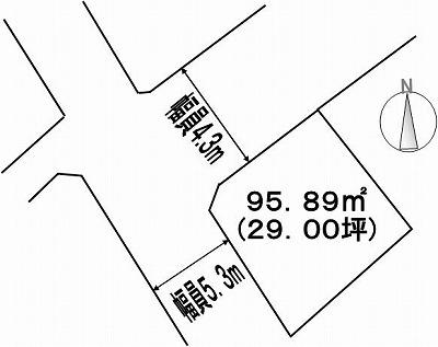 Compartment figure. Land price 7.9 million yen, Land area 95.89 is no sq m building conditions