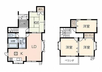 Floor plan. 14.8 million yen, 4LDK, Land area 103.84 sq m , Building area 82.8 sq m site (June 2013) Shooting Floor plan