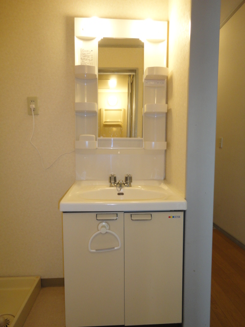 Washroom. It is vanity! 3 places hot water supply!