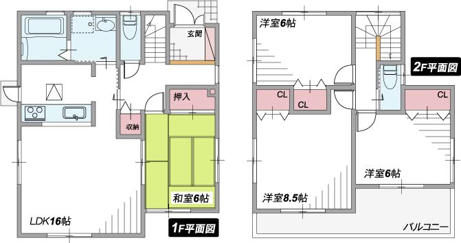 Floor plan. (No. 4 locations), Price 16.8 million yen, 4LDK, Land area 211.32 sq m , Building area 98.82 sq m