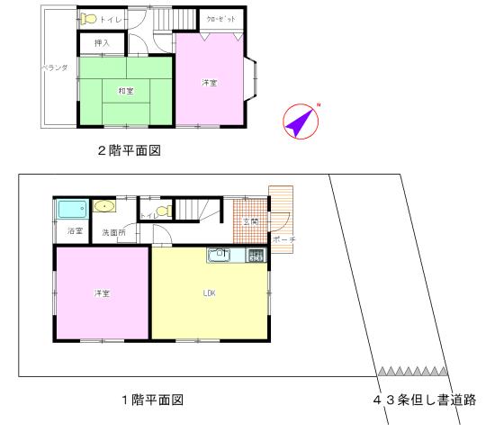 Floor plan. 7 million yen, 3LDK, Land area 101.99 sq m , Building area 73.69 sq m