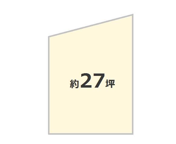 Compartment figure. Land price 4.5 million yen, Land area 89.21 sq m compartment view