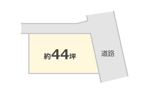 Compartment figure. Land price 8.8 million yen, Land area 146 sq m compartment view