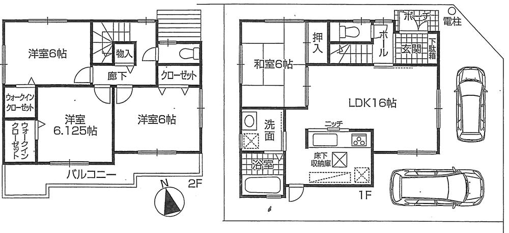 Floor plan. 17.5 million yen, 4LDK, Land area 101.01 sq m , Building area 95.17 sq m   ◆ No. 1 destination
