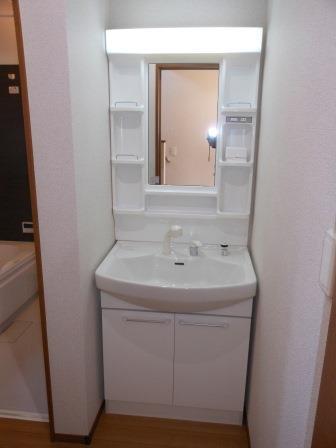 Wash basin, toilet. Functional shampoo dresser