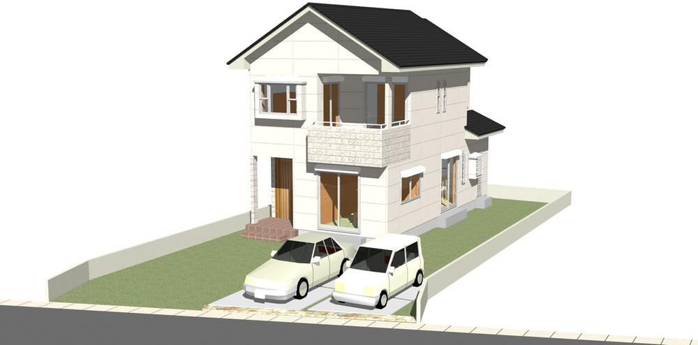 Building plan example (Perth ・ appearance). Building plan example (B No. land) Building price 16.2 million yen, Building area 97.20 sq m