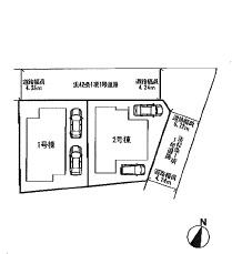 The entire compartment Figure. Newly built single-family! Harima-cho, Minami Nozoe! 