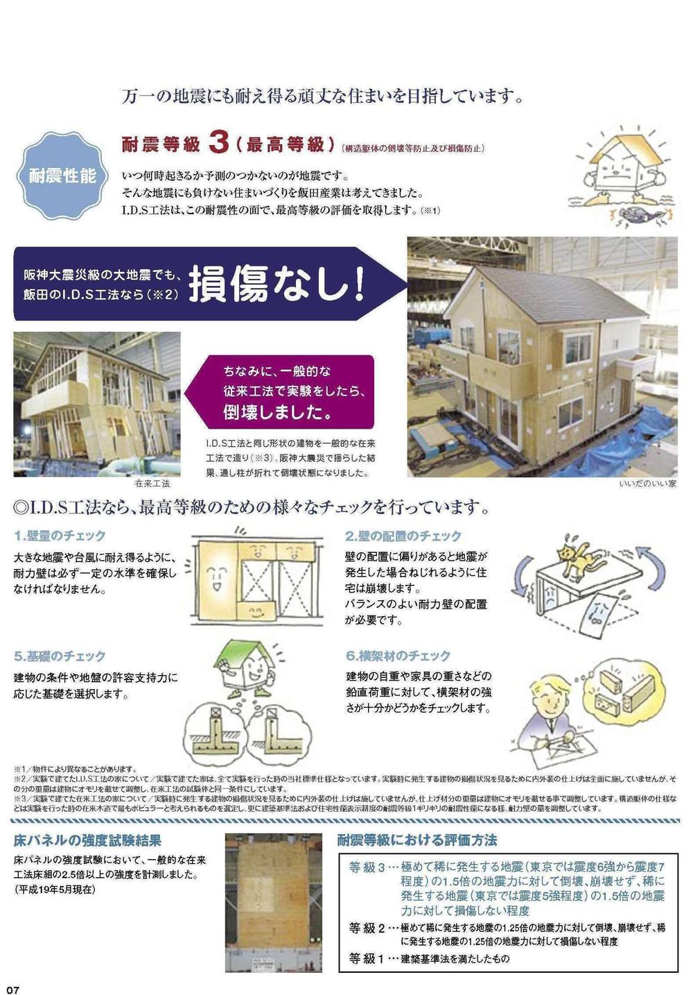 Construction ・ Construction method ・ specification. When is the earthquake that unpredictable what o'clock happen. 