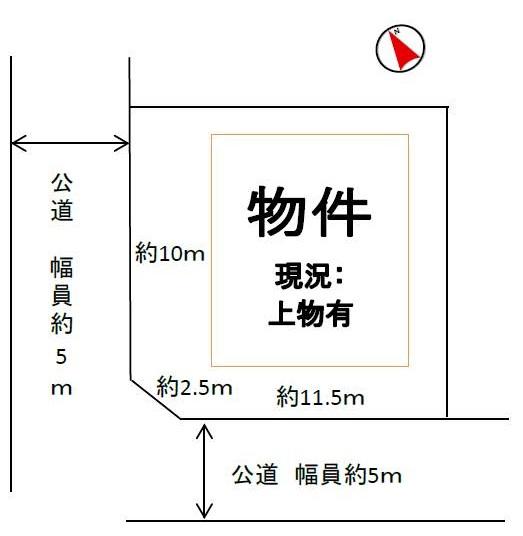 Compartment figure. Land price 10.7 million yen, Land area 176.84 sq m
