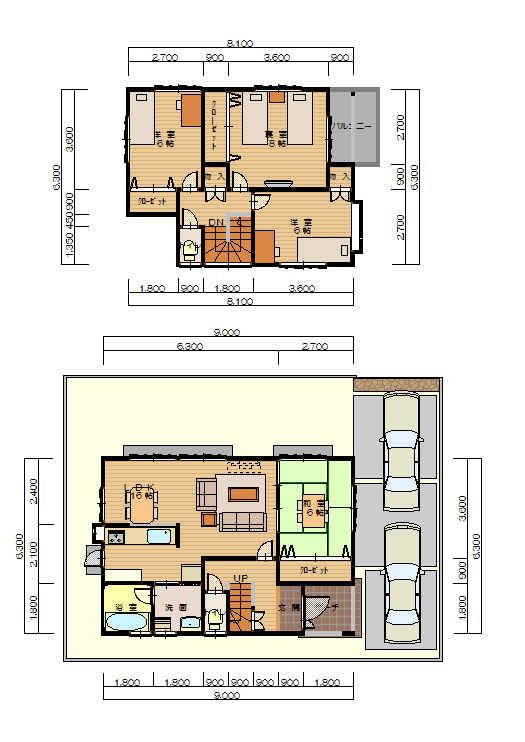 Floor plan. 25,800,000 yen, 4LDK, Land area 134.96 sq m , Building area 98.82 sq m