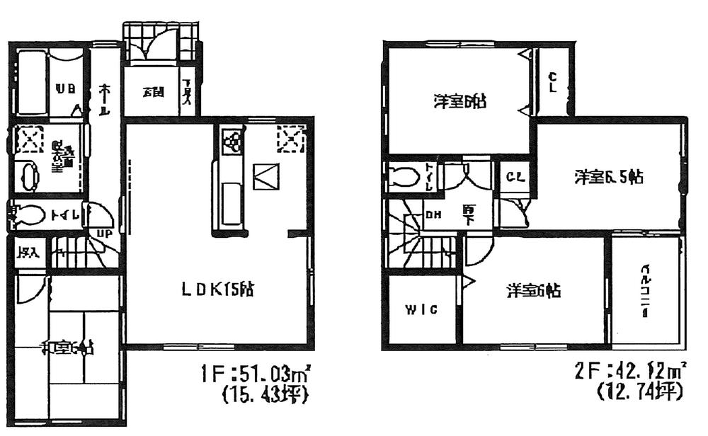 Floor plan. 22,800,000 yen, 4LDK, Land area 112.18 sq m , Building area 93.15 sq m   ◆ No. 2 place